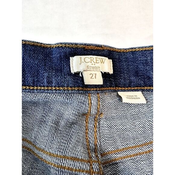 J. Crew Jean Shorts Cut-Offs Stretch Denim Shorts Blue - Size 27 - Picture 6 of 7